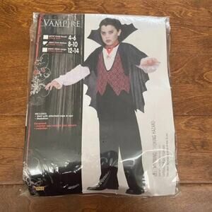 VAMPIRE Kids Costume Size 8 10